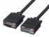 Roline VGA to VGA cable, Male to Female, 10m