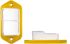EICHOFF Drucktaster-Dichtkappe Typ Abdichtungsrahmen mit IP65-Abdeckung Gelb für Druckschalter