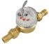 Altecnic Wasserzähler Klasse A 9999.9m³ max. 3m4/h BSPP3/4 Nippel Stecknippel 3/4Zoll