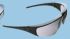 Anti-Mist Safety Spectacles, Grey Polycarbonate Lens