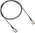 TE Connectivity Male TNC to Male TNC Coaxial Cable, RG174, 50 Ω, 1m