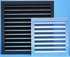 RS PRO Brown Aluminium Louvre, Parallel Slat, 501 x 501mm