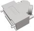 TE Connectivity ADK Series Zinc Angled D Sub Backshell, 15 Way, Strain Relief