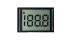 Voltímetro digital DC Lascar, con display LCD, 3.5 dígitos, precisión ±1%, alim. 7,5 → 14 V cc