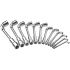 Facom Hex Tubular Box Spanner Set, 7 - 8 - 10 - 11 - 12 - 13 - 16 - 17 - 18 - 19 - 22 - 24 mm Tip