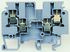 Entrelec SNA Series Blue DIN Rail Terminal Block, 4mm², Single-Level, Screw Termination