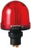 Werma EM 207 Series Red Steady Beacon, 230 V ac, Panel Mount, LED Bulb