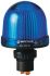 Werma EM 206 Blue Steady Beacon, 12 → 48 V ac/dc, Panel Mount, Incandescent, LED Bulb
