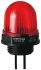 Werma EM 230 Series Red Steady Beacon, 230 V ac, Panel Mount, LED Bulb, IP65