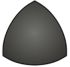Bosch Rexroth Black Polypropylene Corner Bracket Cap, 40 x 40R Strut Profile, 10mm Groove