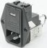 Schaffner IEC/EN 60939  IEC Filter Stecker, 250 V ac / 4A, Tafelmontage / Lötanschluss