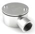 RS PRO Terminal Box, Conduit Fitting, 25mm Nominal Size, 316 Stainless Steel, Silver