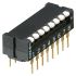 Nidec Components 8 Way PCB DIP Switch SPST, Piano Actuator