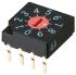 Nidec Components 10 Way PCB DIP Switch, Rotary Flush Actuator