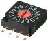 Nidec Components PCB-Montage DIP-Schalter Drehschalter 16-stellig, Kontakte vergoldet 100 mA @ 5 V dc, bis +85°C