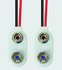 RS PRO 9 V (PP3) Batteri clips, terminaltype: Tryklås