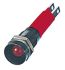 CML Innovative Technologies Red Panel Mount Indicator, 12V, 8mm Mounting Hole Size