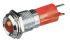 CML Innovative Technologies Red Panel Mount Indicator, 12V, 14mm Mounting Hole Size