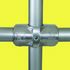 Kee Lite Verbindungskomponente, Kreuzverbinder, Steckverbinderhalterung und Gelenk, L. 48.3mm passend für Typ 8