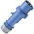 MENNEKES, ProTOP IP44 Blue Cable Mount 3P Industrial Power Plug, Rated At 16A, 230 V