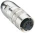 Lumberg 7 Pole Din Socket, DIN EN 60529, 5A, 60 V ac IP68, Female, Cable Mount