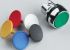Allen Bradley Round Black, Blue, Green, Red, White, Yellow Push Button Head - Momentary, 800F Series, 22mm Cutout
