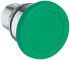 800F Nyomógomb fej (Zöld), anyaga: Fém, nyomógomb Ø: 40mm