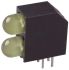 PCB LED indikátor barva Žlutá Pravý úhel Průchozí otvor 2 LED 50° 1,9 V Dialight