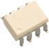 Optoacoplador Broadcom de 1 canal, Viso= 3750 V ac, OUT. Transistor, mont. pasante, encapsulado PDIP, 8 pines