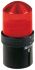 Jeladó Vörös, Állandó, Izzólámpa, LED, talp felerősítésű rögzítésű, 250 V