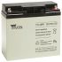 Yuasa 12V Threaded Insert Sealed Lead Acid Battery, 17Ah