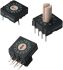 Omron 10 Way Through Hole DIP Switch, Rotary Flush Actuator