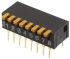 Omron 8 Way Through Hole DIP Switch 8PST, Piano Actuator