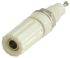 Sato Parts White Female Binding Post, 4 mm Connector, Solder Termination, 10A, 125V