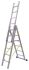 Zarges Aluminium Combination Ladder 18 steps 4.1m open length