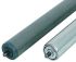 Bosch Rexroth Galvanized Steel Round Conveyor Roller 40mm x 525mm 500N Load Capacity, 8mm Spindle, 546mm Overall Length