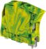 Entrelec ZS35 Series Green/Yellow Earth Terminal Block, 35mm², Screw Termination, ATEX