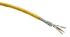 Harting Cat6 Ethernet Cable, S/FTP Shield, Yellow PUR Sheath, 100m