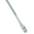RS PRO Cable Tie, Double Locking, 300mm x 9 mm, Natural Nylon, Pk-100