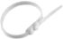 RS PRO Cable Tie, Double Locking, 760mm x 9 mm, Natural Nylon, Pk-100