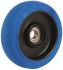 Flexello Blue Rubber Non-Marking Trolley Wheel, 180kg
