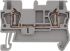 Siemens 8WH Series Grey DIN Rail Terminal Block, 1.5mm², Single-Level, Spring Clamp Termination