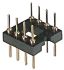 ASSMANN WSW Straight Through Hole Mount 2.54mm Pitch IC Socket Adapter, 28 Pin Male DIP to 28 Pin Male DIP