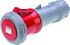 MENNEKES, PowerTOP IP67 Red Cable Mount 3P + E Industrial Power Socket, Rated At 125A, 400 V