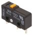 Mikrospínač SPDT-NO/NC, typ ovladače: Kolíkový plunžr 100 mA při 30 V DC
