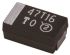 NIC Components 100μF Surface Mount Polymer Capacitor, 6.3V dc