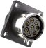 Souriau Sunbank by Eaton Circular Connector, 3 Contacts, Flange Mount, Plug, Female, IP65, UTG Series