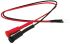 200mm Insulated Tinned Copper Breadboard Jumper Wire in Black, Red