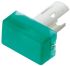 EAO Green Rectangular Push Button Indicator Lens for Use with 18 Series
