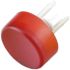 Embellecedor para botón pulsador Rojo Redondo para uso con Serie 19